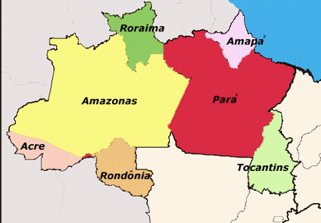 Previsão do Tempo: Norte